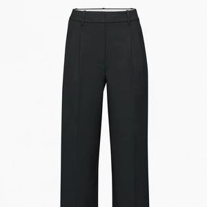 black aritzia effortless pants